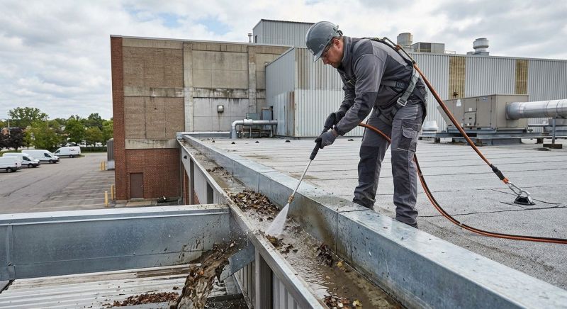 Commercial Downspout Cleaning in Littleton, CO